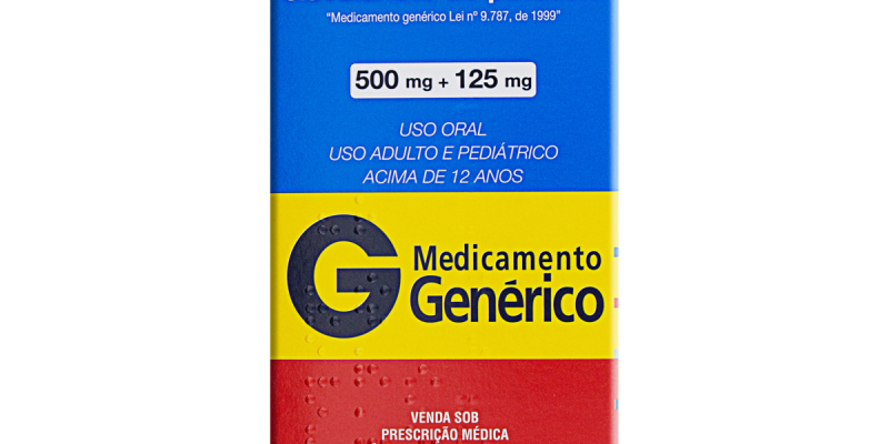 AMOXICILINA+CLAV POTASSIO 500+125MG CX 12 COMP