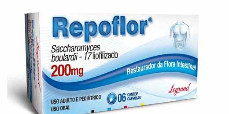 REPOFLOR 200MG FR 6 CAP