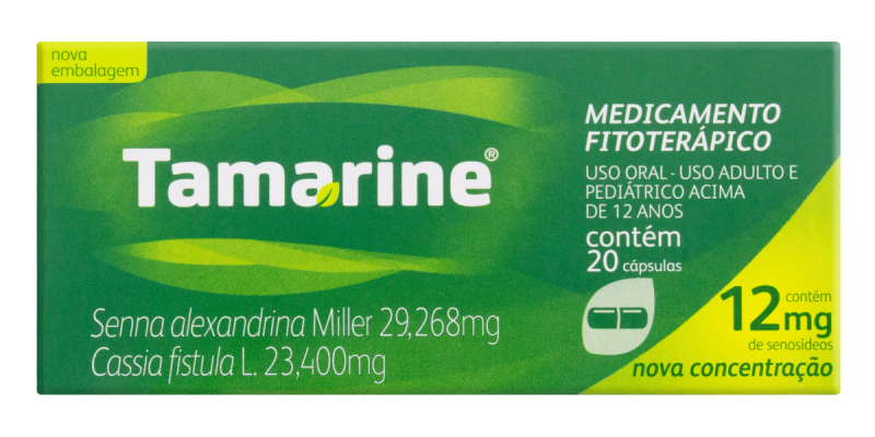 TAMARINE 12MG CX 20 CAP
