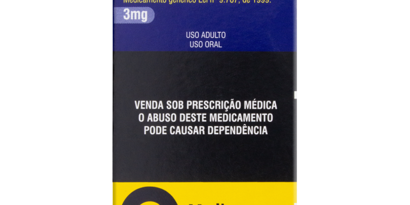 BROMAZEPAM 3MG CX 30 COMP
