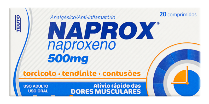 NAPROX 500MG CX 20 COMP SB LARANJA