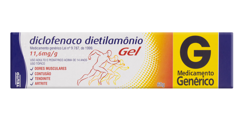 DICLOFENACO DE DIETILANOMIO 10MG GEL DERM BG 60G