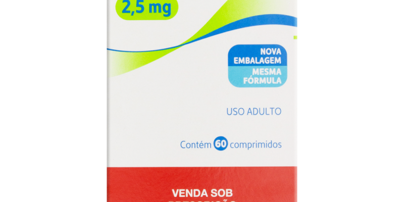 PRESSAT 2,5MG CX 60 COMP
