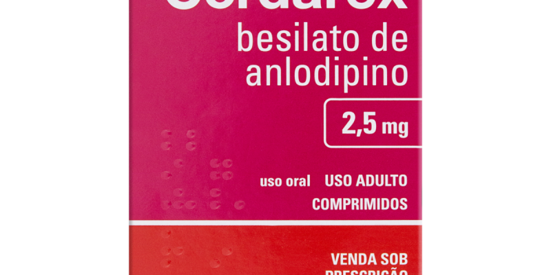 CORDAREX 2,5MG CX 30 COMP
