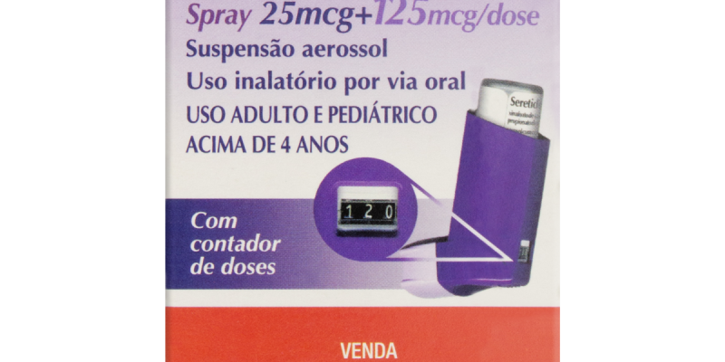 SERETIDE 25+125MCG SPRAY 120 DOS