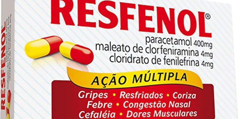 RESFENOL 400MG+4MG+4MG CX 20 CAP GEL