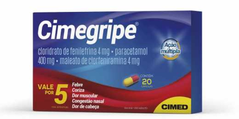CIMEGRIPE 400+4+4MG CX 20 CAP
