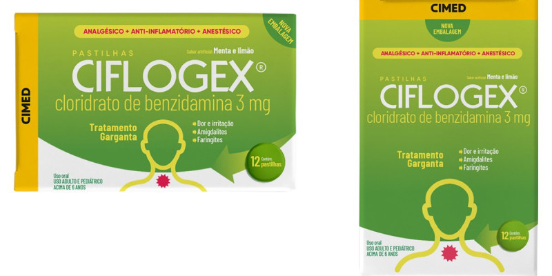 CIFLOGEX 3,0MG CX 12 PAST SB MENTA-LIMAO