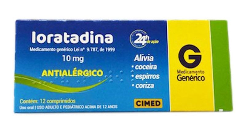 LORATADINA 10MG CX 12 COMP