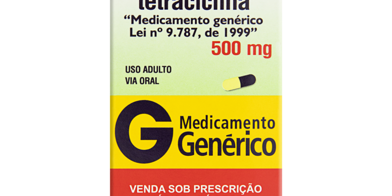 CLORIDRATO DE TETRACICLINA 500MG CX 8 CAP