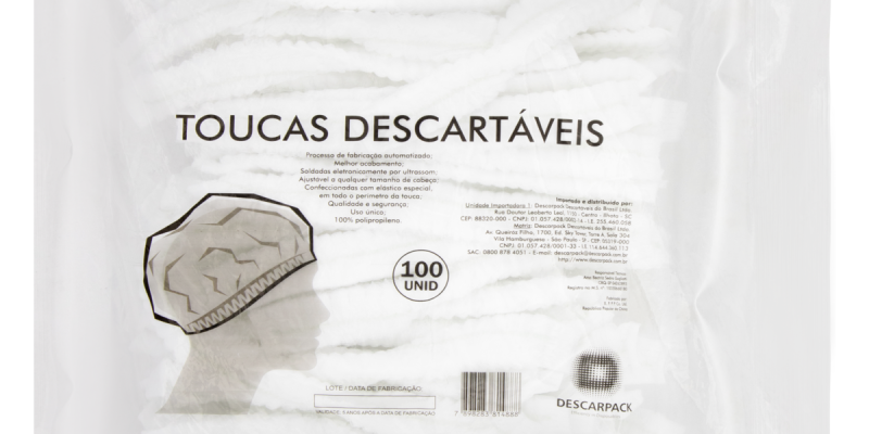TOUCA DESCARTAVEL SANFONADA