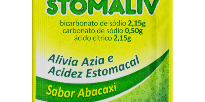 STOMALIV 430+430+100MG PO EFERV 50 ENV X 5G SB ABACAXI